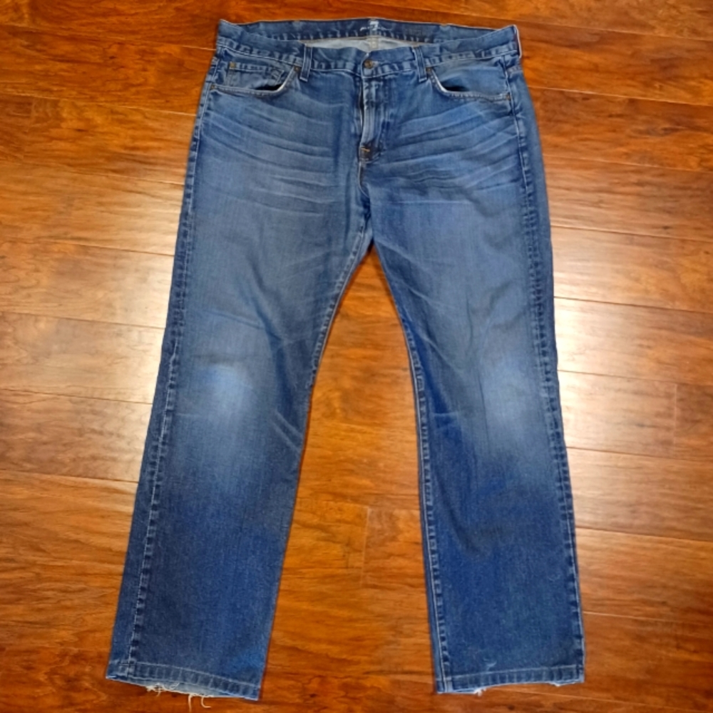 7FAM Carsen Easy Straight blue jeans